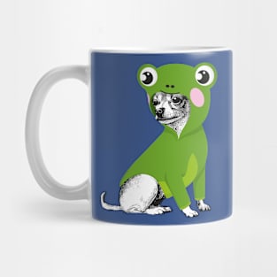 Funny Chihuahua dressed as frog Mug